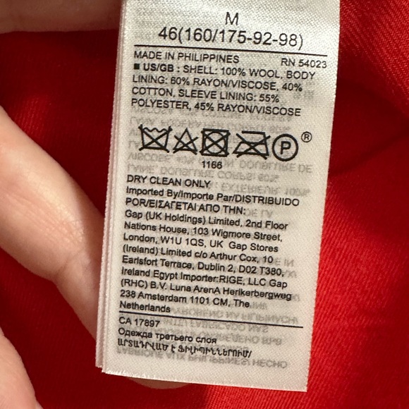 Banana republic relaxed fit boiled wool coat - Picture 9 of 13